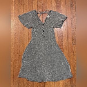 Black and White Striped Dress Size Small